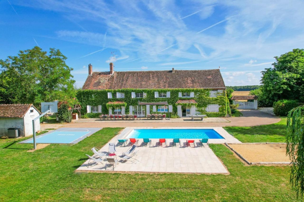 Crazy Villa Etisseaux 45 - Heated Pool - Volley Court - 1H30 Paris - 45P Saint-Maurice-sur-Aveyron Екстериор снимка